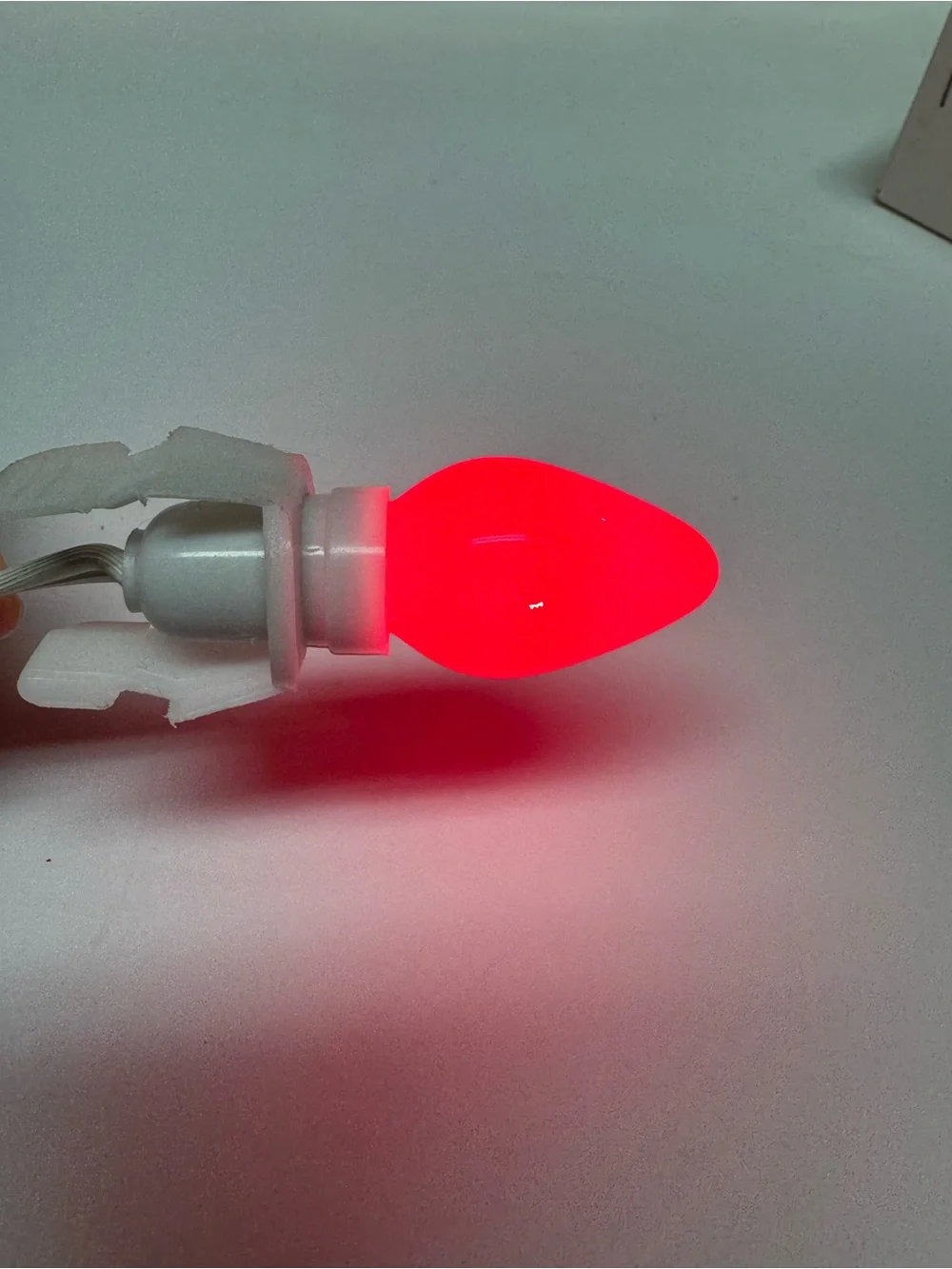 Vintage Opaque Red C7 Light Bulbs - Lot of 33